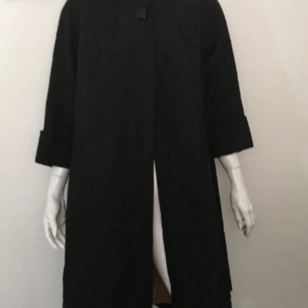 Vintage Women’s Size 10 Black Overcoat